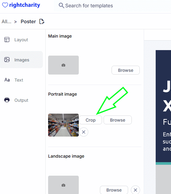 The Crop Button